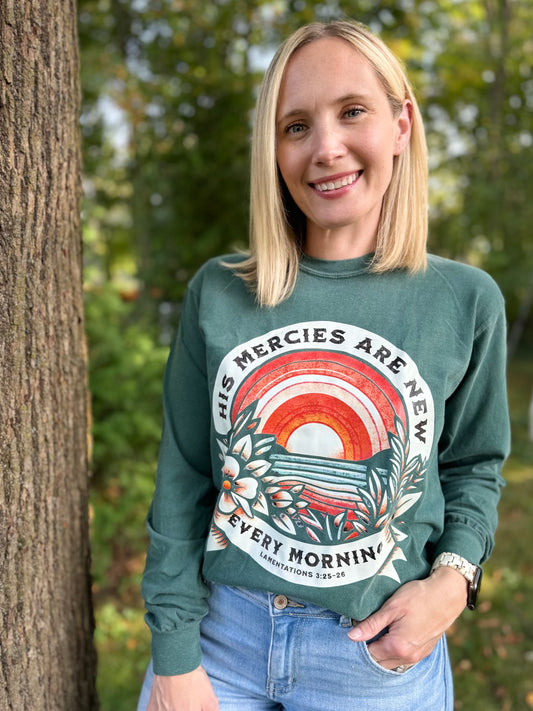 His Mercies Are New Sunrise Long Sleeve