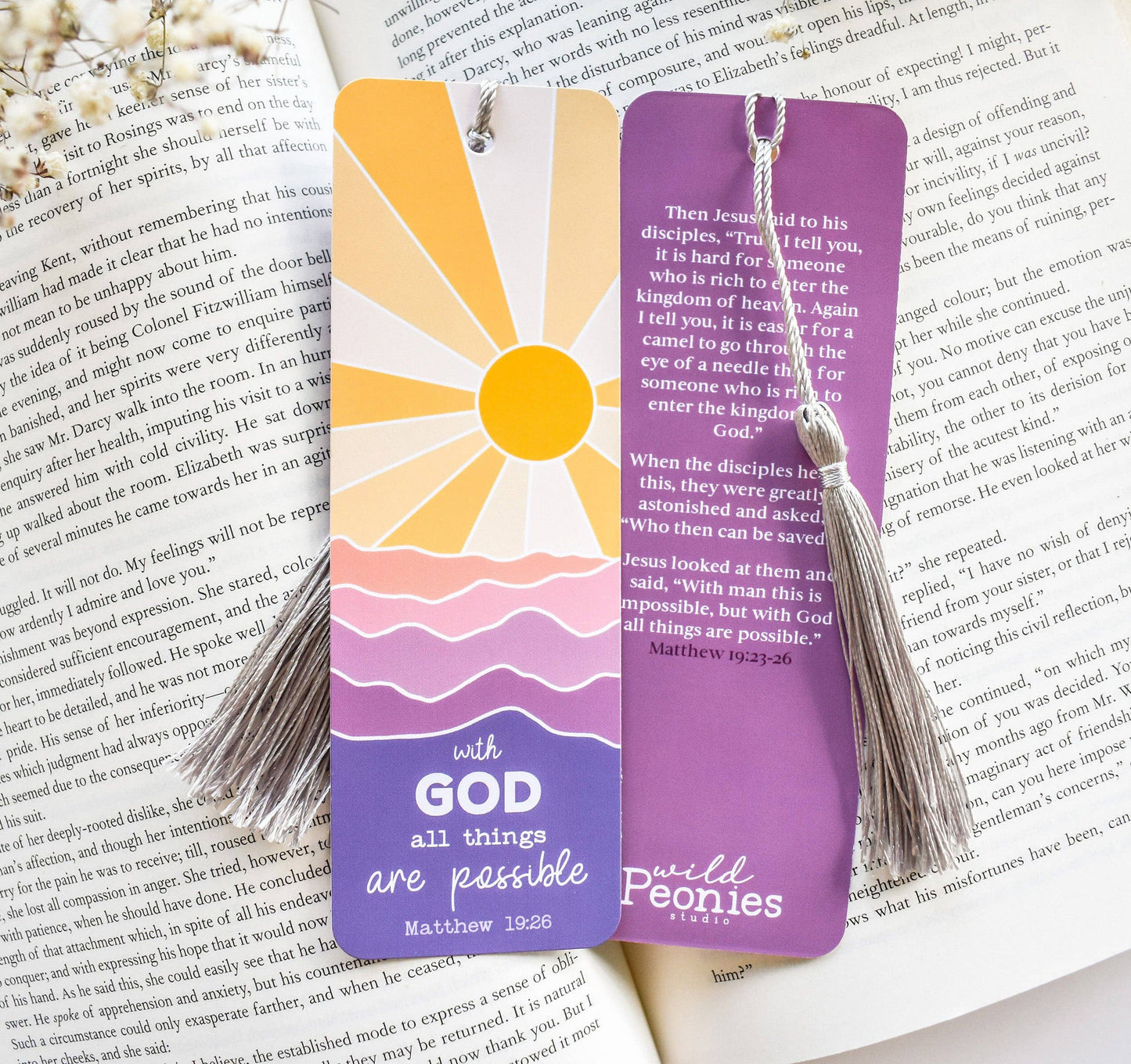 With God All Things Are Possible Bookmark